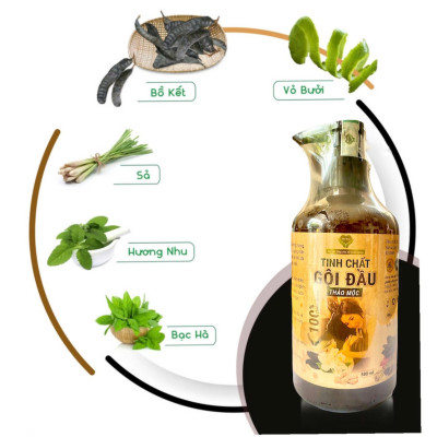 Combo Dầu Gội Thảo Mộc MẸ KEN 500ml & Tinh Dầu Bưởi Nguyên Chất MẸ KEN 100ml kích thích mọc tóc, ngăn ngừa gãy rụng, giảm nấm ngứa - tặng kèm 1 khăn tắm