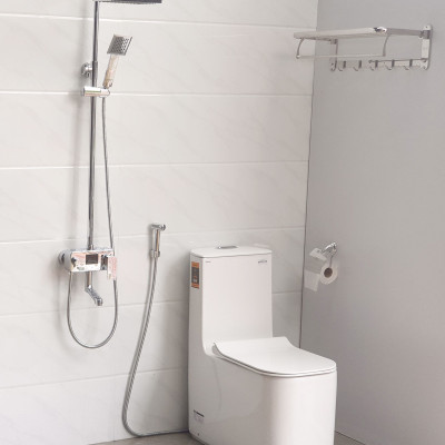 Bồn cầu 1 khối cao cấp tiêu chuẩn xuất Châu Âu, men Nano tuyết bóng sáng, nắp đóng siêu êm, 2 chế độ xả Eurolife EL-LUX 0313 (Trắng). Mẫu độc quyên của Eurolife tại thị trường Việt Nam.