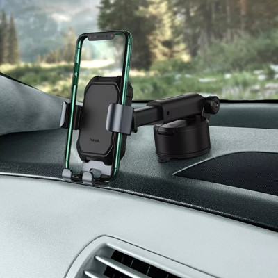 Giá đỡ điện thoại Baseus Tank Gravity Car Mount Holder with Suction Base SUYL - Hàng chính hãng