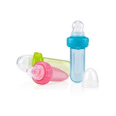 [ 5577-Nuby ] Bình nhai chống hóc cho bé, chất liệu Silicone cao cấp