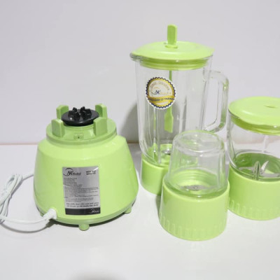 Máy Xay Sinh Tố 3 Cối Thủy Tinh NK Media MD-823 - Hàng Chính Hãng