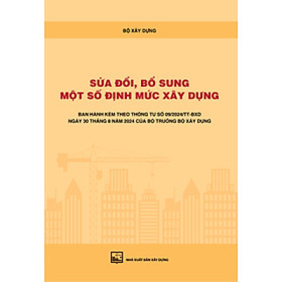 Sửa Đổi, Bổ Sung Một Số Định Mức Xây Dựng