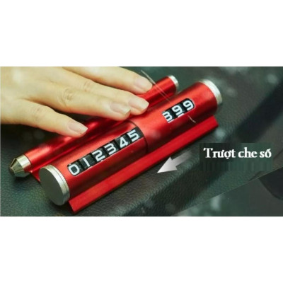 Bảng số điện thoại trên ô tô Bảng Ghi Số Điện Thoại Chất Liệu Hợp Kim Đỗ Xe Để Taplo Ô Tô vios 2017 Toyota, Huyndai, Kia
