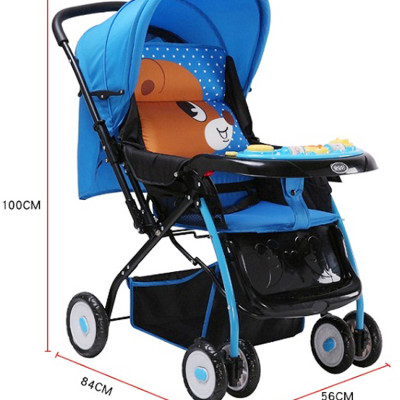 Xe Đẩy Trẻ Em 2 Chiều Có Nhạc Baobaohao 709N - Xanh