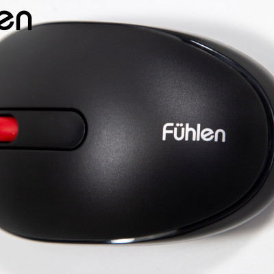 Chuột không dây Fuhlen M01s Pin trâu, siêu nhạy, bảo hành Ninza 24 tháng, tặng kèm pin- Hàng chính hãng