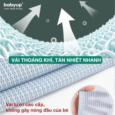 Nón tập đi Babyup, bảo vệ đầu cho bé tập đi, tập ngồi, tập bò, tự chơi
