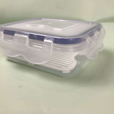 [TẶNG KHAY RÁO NƯỚC] Bộ 3 Hộp Đựng Thực Phẩm Có Vách Ngăn VIETSON 450ml Nắp Khóa 4 Cạnh Kín Hơi