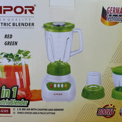 Máy Xay Sinh Tố 3 Cối Nhựa Đa Năng Kipor KP-S305 - Màu Ngẫu Nhiên - Hàng Chính Hãng