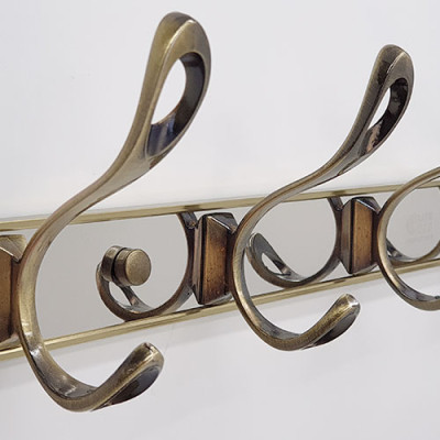 Móc treo quần áo 5 chấu mạ Đồng giả cổ Eurolife EL-M3 (Vàng)