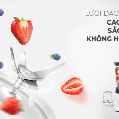 Máy xay sinh tố SUNHOUSE SHD5114 công suất 450W siêu khỏe xay được đá viên - Hàng chính hãng