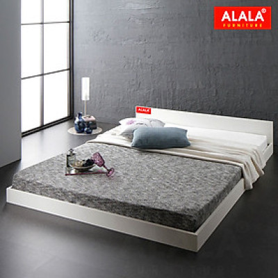 Giường thấp ALALA51 / Miễn phí vận chuyển và lắp đặt tận nơi/ Đổi trả 30 ngày/ Sản phẩm được bảo hành 5 năm từ thương hiệu ALALA/ Chịu lực 700kg