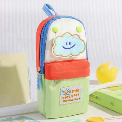 Bóp Viết Vải Dạng Đứng - Shunde 9121 - Màu Xanh Lá