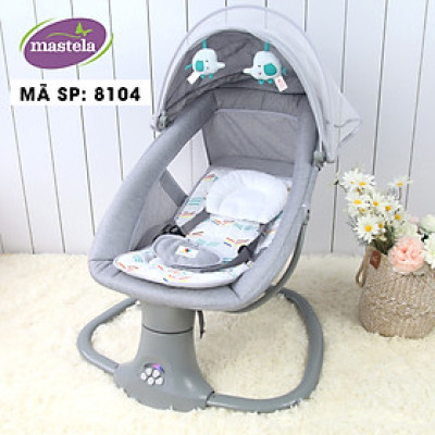 Nôi ru ngủ thư giãn kết hợp ghế ngồi đọc sách cho bé có nhạc Mastela 8104/8106 - điều khiển từ xa - kết hợp Bluetooth