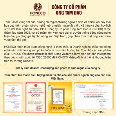 Mật ong Curcumin HONECO 15 gói x 15g