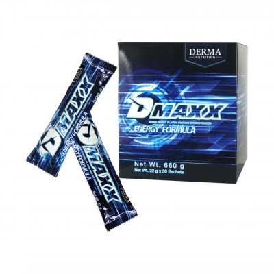 DMAXX thức uống bổ sung vitamin năng lượng có đường DAMODE 29 gói dùng thử màu xanh
