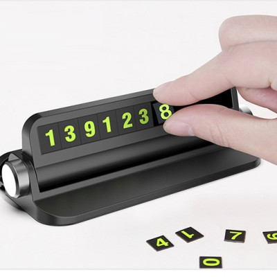 Bảng số điện thoại để trong ô tô 6in1