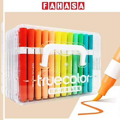 Hộp 48 Bút Lông Màu Acrylic Marker - Direct Ink - Truecolor ZCA0628_48