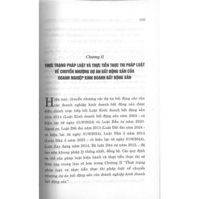 Pháp luật về chuyển nhượng, góp vốn các dự án bất động sản của doanh nghiệp kinh doanh bất động sản