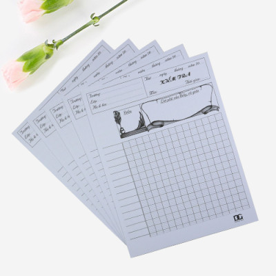 Giấy kiểm tra kẻ ngang rõ tiện lợi cho học sinh ,giấy trắng dày đẹp viết không lem, bộ gồm 2 hộp 30 tờ đôi GKT07-08 Green Art - Hàng chính hãng