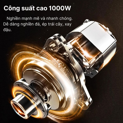 Máy xay sinh tố đa năng 2 IN 1 SOKANY SK-03045 công suất cao 1000W xay rau củ quả và các loại hạt, xay được đá viên - HÀNG CHÍNH HÃNG