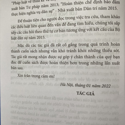 Các câu hỏi thường gặp trong lĩnh vực dân sự