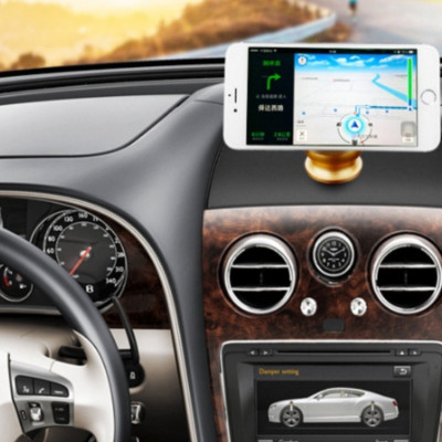 Giá đỡ điện thoại xoay 360 độ hít Nam Châm gắn trên ôtô, xe hơi, bàn làm việc – GDT360 (Hồng hoặc vàng) F - Phụ Kiện Oto, Xe Máy - Chăm Sóc Xe Hơi 206231 - - FS