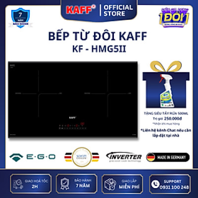Bếp âm từ đôi nhập khẩu Germany KAFF KF-HMG5II - Hàng Chính Hãng