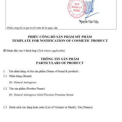 Bộ Sản Phẩm Đẹp Da, Giảm Nám: Hyper Evening Primrose Oil, Serum Vàng Nhau Thai Cừu 50ml