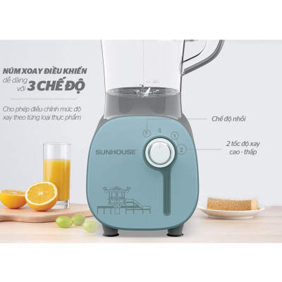 Máy Xay Sinh Tố Đa Năng Sunhouse SHD5312B - Hàng Chính Hãng