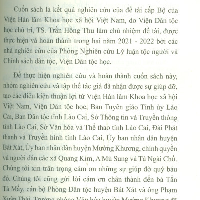 Truyền Thông Và Ý Thức Quốc Gia Của Một Số Tộc Người Ở Vùng Biên Giới Việt Nam - Trung Quốc (Sách chuyên khảo) - Viện Hàn lâm Khoa học Xã hội Việt Nam - Viện Dân tộc học; Trần Hồng Thu chủ biên 