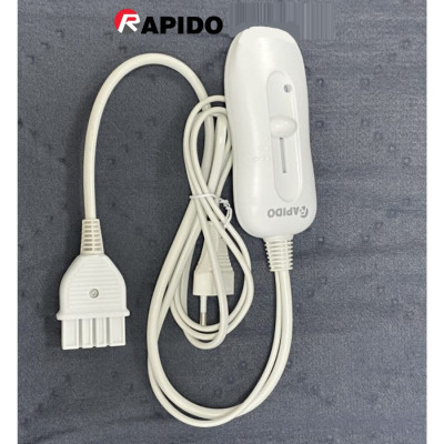 Đệm điện Poly Rapido REB-60SG, chất liệu poly cao cấp, công suất 60W, bảo hành toàn quốc 1 năm - Hàng chính hãng
