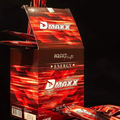 DMAXX thức uống bổ sung vitamin năng lượng không đường DAMODE 16 gói dùng thử màu đỏ