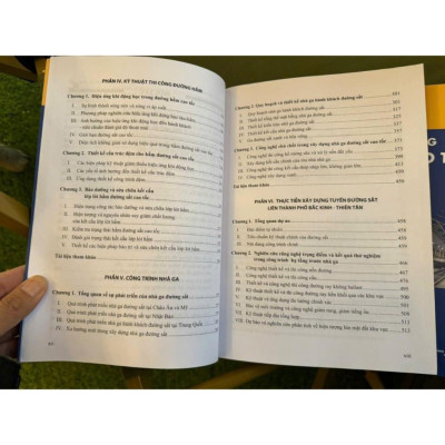 Sách - (Combo 2 tập) Công Nghệ Xây Dựng Đường Sắt Cao Tốc Trung Quốc - NXB Xây Dựng (XD-MK)
