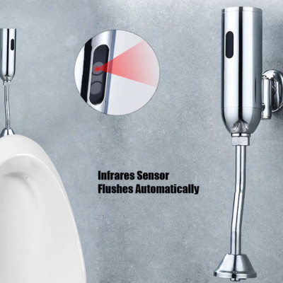 Bộ xả tiểu nam cảm ứng Eurolife EL-A105 (Trắng bạc)