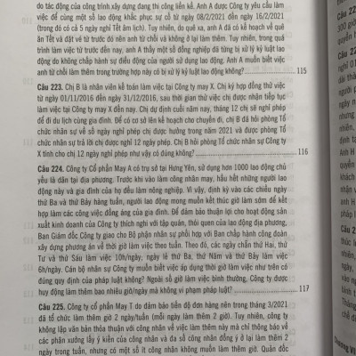 500 Câu hỏi và tình huống giải quyết các vướng mắc tranh chấp lao động