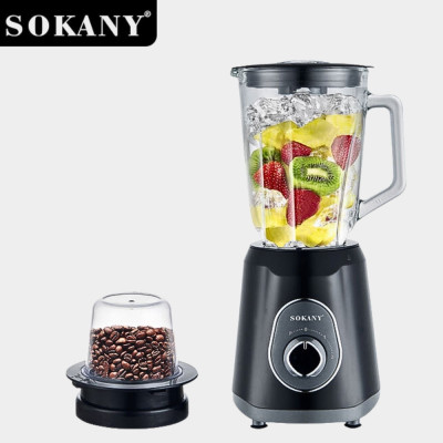 Máy xay sinh tố đa năng 2 IN 1 SOKANY SK-03045 công suất cao 1000W xay rau củ quả và các loại hạt, xay được đá viên - HÀNG CHÍNH HÃNG
