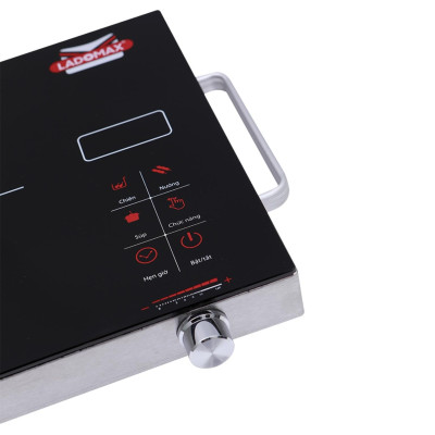 Bếp hồng ngoại đơn không kén nồi công suất 2200W Ladomax HA-666 - Hàng chính hãng