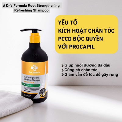 Dầu gội tăng cường chân tóc Dr