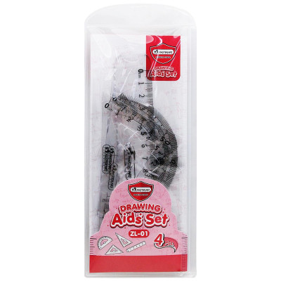 Bộ Thước Eke 4 Món - Masterart ZL-01