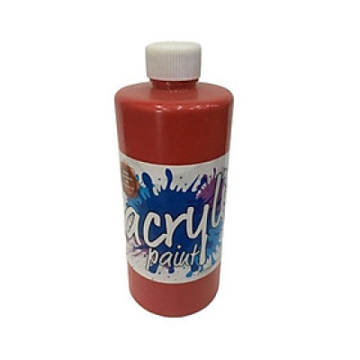 Chai Màu Vẽ Acrylic 300ml - Đỏ