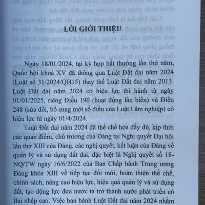 200 câu hỏi và trả lời về Luật Đất đai năm 2024