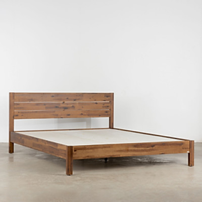 Giường ngủ gỗ CT17MH Juno Sofa màu vàng nâu