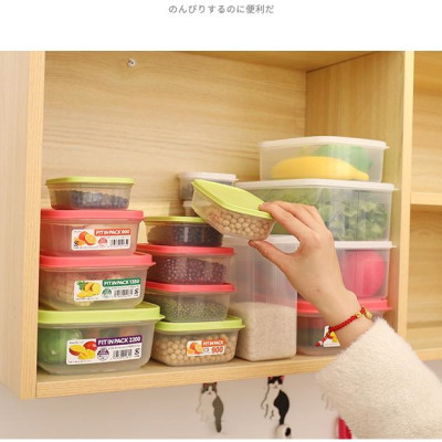 Bộ 03 hộp thực phẩm chữ nhật Nakaya 830ml hàng nội địa Nhật Bản K.124#