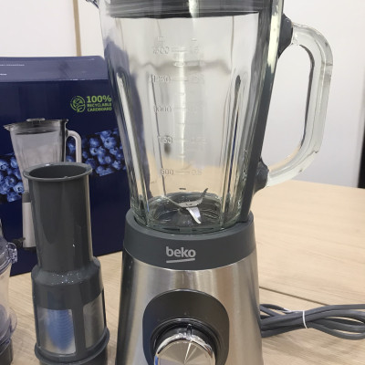 Máy xay sinh tố để bàn Beko TBN 30848 X (800 W, 1.5 L) - Hàng chính hãng