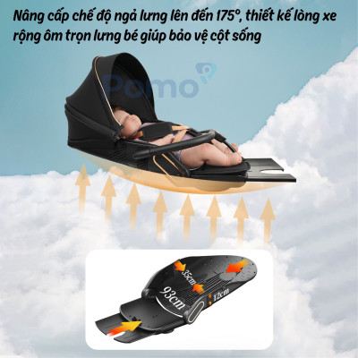 Xe đẩy Baobaohao V16 cho bé - Mẫu xe trendy nhất mùa hè năm 2024