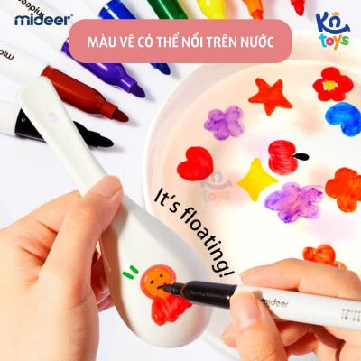 Hộp 8 Cây Bút Lông Màu Viết Bảng Đa Năng Cao Cấp An Toàn Cho Trẻ – Mideer Little Artist Whiteboard Marker