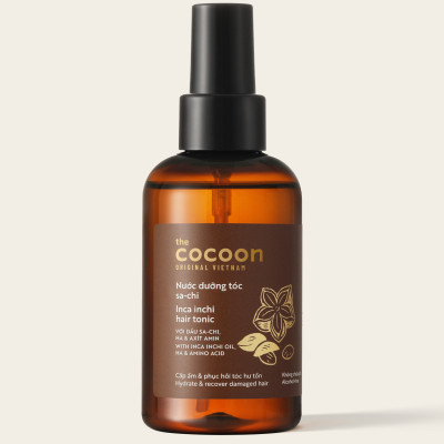 Combo Nước dưỡng tóc Sa-chi Cocoon 140ml + Serum Sa-chi phục hồi tóc Cocoon 70ml
