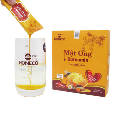Mật ong Curcumin HONECO 15 gói x 15g