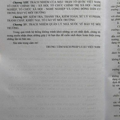 Sách Quy Định Chi Tiết Thi Hành Luật Bảo Vệ Môi Trường – Quản Lý Chất Thải và Kiểm Soát Các Chất Ô Nhiễm - V2560T