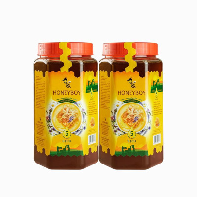 Bộ 2 Mật Ong Thiên Nhiên 5 Sạch Honeyboy 1kg